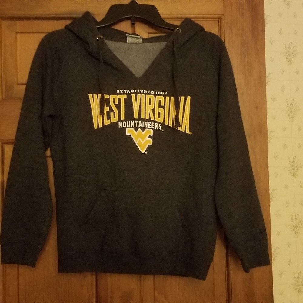 Wvu west Virginia hoodie sweatshirt small & small